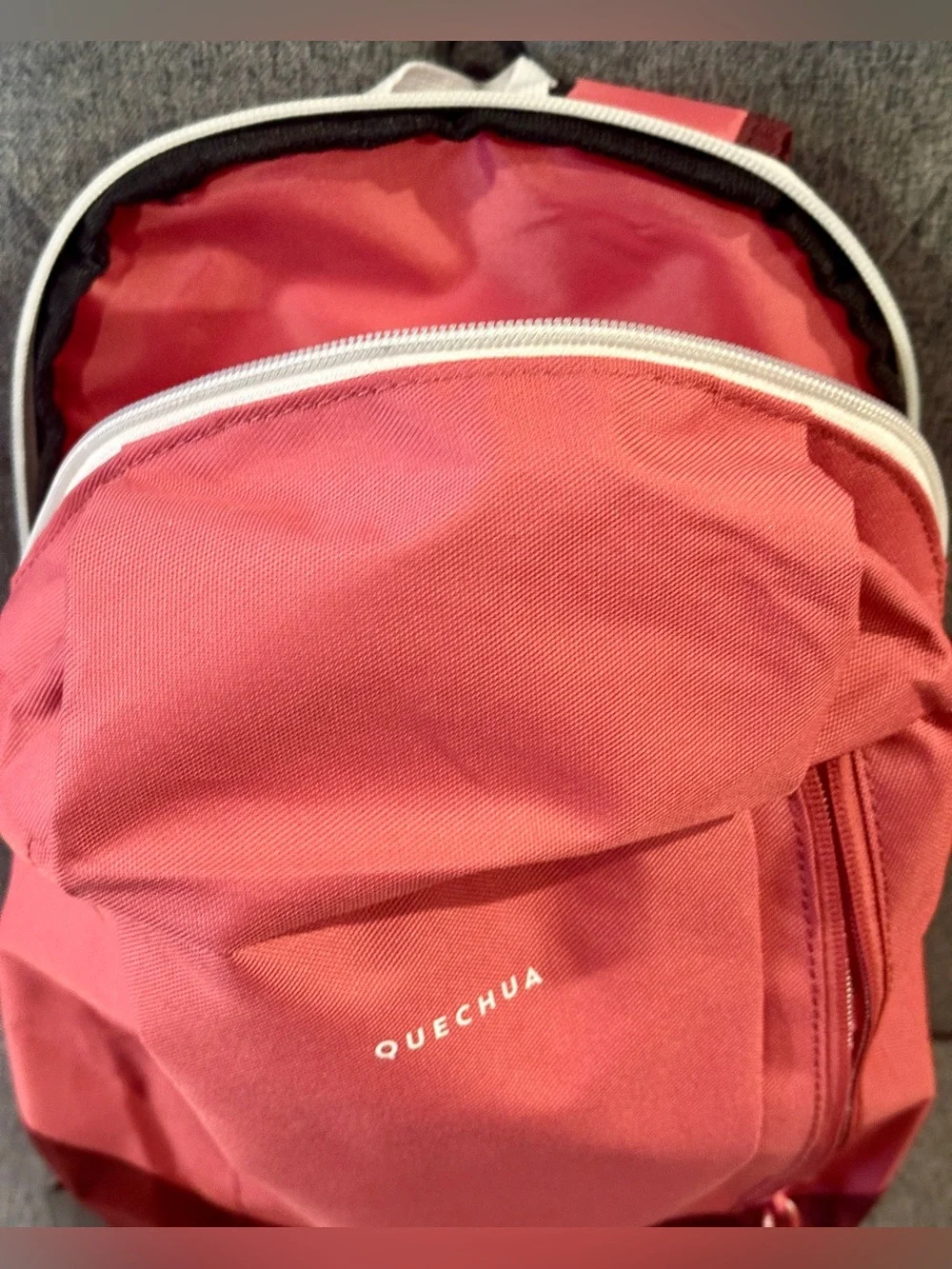 NEW Decathlon Quechua 10L Hiking Backpack Daypack Coral Pink & Maroon Small